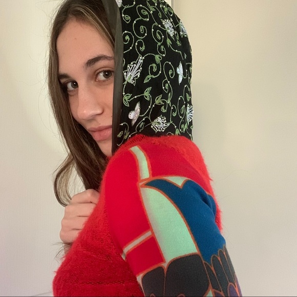 Vintage Custo Barcelona long sleeved hooded top - Picture 2 of 4